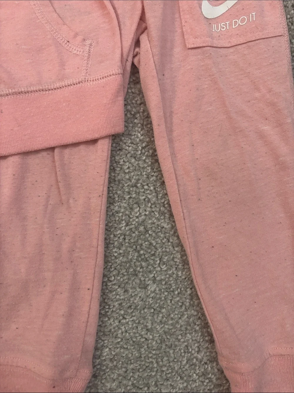 Nike Pink Girls' Zip Hoodie & Joggers Set